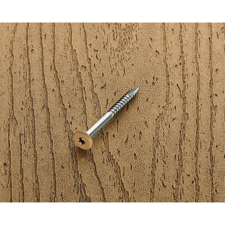 Tinkertools Deckfast No. 9 x 1.87 in. Star Pan Head Epoxy Coated Stainless Steel Fascia Screws TI2513479